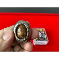 2567 Biagae +Ner Apaka Lp Bunma Wat Khao Keow Thong 挡降贝包好白钢质。