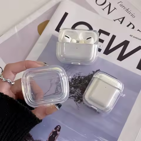 New stylish transparent headphone case for AirPods1/2, AirPods Pro2, AirPods Pro2, AirPods 3 headpho