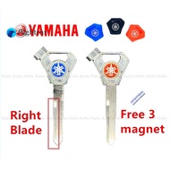 (flightcar)Motor Metal Blank Key / Kunci for YAMAHA MOTOR KEY- Right Blade