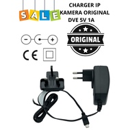 SWITCHING POWER ADAPTOR DVE ORIGINAL 5V 1A adaptor JACK MINI USB MUSIK BOX MP3 MP4 player