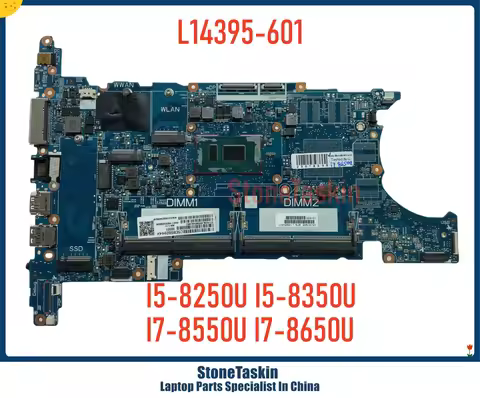 StoneTaskin L14395-601 For HP Zbook 14U G5 850 G5 Laptop Motherboard 6050A2945601-MB-A01 I5-8250U I7