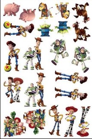 迪士尼反斗奇兵胡迪巴斯光年翠絲卡通紋身貼紙印水紙 Disney Toy Story Buzz Lightyear Jessie Woody Temporary Tattoo Stickers