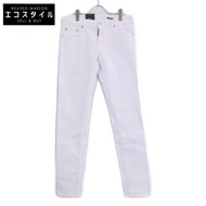 Dsquared2 [近全新/國內正品] S74LB0618 皮革貼片紐帶門襟修身牛仔褲 44碼 [二手]