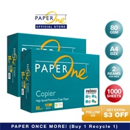 PaperOne™ Copier Paper 80gsm Copy Paper A4 [2 Reams]