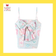 Kloset Etcetera Painted Lady EDT Spaghetti Strap Top (Hotel-18) เสื้อสายเดี่ยว ดีไซน์พิมพ์ลาย