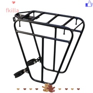 FKILLA Mountain Bike Cargo Rack, Stability Bike Repair Stand Accessory 25KG Capacity Bicycle Parking