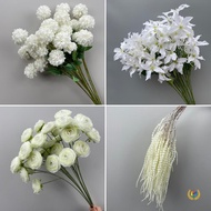 ✅White-toned floral wedding silk flowers, decorative flowers, artificial flower arrangements, floral