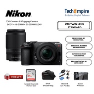 NIKON Z30 Mirrorless Camera NIKKOR Z DX 16-50mm & 50-250mm Nikon Vlogger Essentials Nikon Z30 with 1