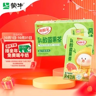 蒙牛酸酸乳乳酸菌果茶柚子绿茶味利乐包250g×24 清新解腻 礼盒