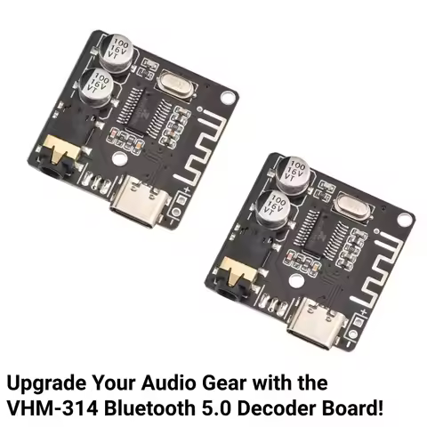 DIY Bluetooth 5.0 Audio Module VHM-314 MP3 Lossless Decoder Board Type-C for Car Stereo & Home Speak