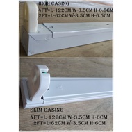 T8 LED Tube Single Casing 2 Feet / 4 Feet