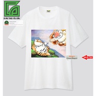 Fat Tiger Printed T-Shirt - bag Fat Tiger Group T-Shirt Thai Fabric S302 Greenshopct
