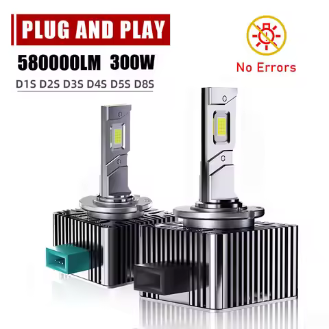 2PCS D1S D3S LED Car Headlights HID Bulbs 300W D2S D4S D8S D2R D4R Lamp Canbus No errors Auto Light 