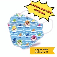 Ready Stock  KF94 kids Mask (3-12yrs) & 3D Cute Kids Mask (0-3yrs) & Kids Mask (4-12yrs)