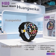 2026 latest 4G/5G H88 Smartwatch Android system Amoled Screen HD Camera Fashion Smart Watch for woma