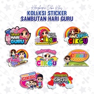 🌸32pcs🌸 KOLEKSI STICKER SAMBUTAN HARI GURU / TEACHER'S DAY / SELAMAT HARI GURU / CIKGU / HIASAN KELA