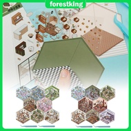 8 Pcs DIY 3D House Stickers Creative Sticker Scenes Decorative 3D Miniature Scene Stickers Versatile