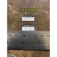 EMG Pickup Sticker For Humbucker Single Soapbar Pickups Guitar Or Bass Electric Decal