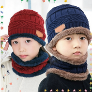 Beanie Hat Scarf Winter Soft Thermal Knitted Hat