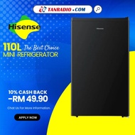 Midea 95L-110L Refrigerator Single Door Fridge Mini Bar - Peti Sejuk Mini单门冰箱雪柜