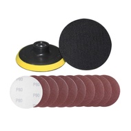 SPT.88 VELCRO SANDING PACKAGE - 1 PCS COAT 4" + 10 PCS GRITI SANDPAPER 400 ASIA PRATAMA
