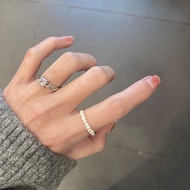 DZONE Jewelry Baroque Pearl Zircon Index Finger Ring Female Niche Design High-End Fashion Unique Dia