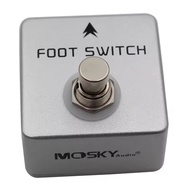 MOSKY Foot Switch Lockable Effect Pedal Tap Tempo Switch Pedal Guitar Single Tap Efect Pedal Audio C