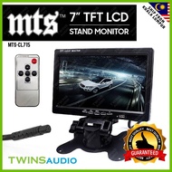 MTS Stand Monitor 7-Inch Color TFT LCD DC 12V Car Monitor Rear View Headrest Display