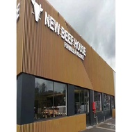 Ceiling Wood Grain Grating Decoration U Channel Material Ceiling Self-Installation Office Iron Squar