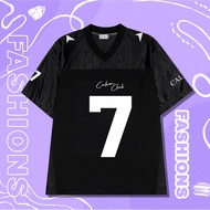 Football T-shirt size 7 embroidered size 7 Calem Clup unisex sports T-shirt