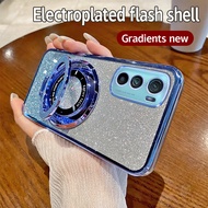 Casing For MOTOROLA Moto G8 G7 G9 Plus Power E20 E61 E6S Luxury Plating Magnetic Holder Phone Case