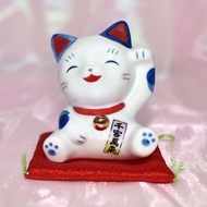 Ten Thousand Guests Lai Lucky Cat Dyed Jinfu Magneticware Mascot Produced By Japanese Yakushi Kiln 8
