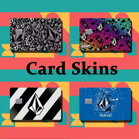 Cool V-Volcom-s Credit Debit Card Film Skin Sticker Credit Card Skin Stickers For Bank Card Bus Metr