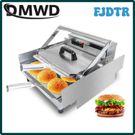 FJDTR Bake Burger Griddle Machine Steak Commercial Electric Hamburger Baking Oven Bread Grill Double
