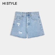 HI STYLE Women Short Jeans - Blue - FVJ410836 / Seluar Jeans Pendek Perempuan - Biru