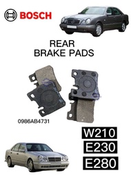 Mercedes Benz W210 - E230 - E280 Rear Brake Pads - BOSCH - 0986AB4731