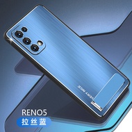 เคส OPPO Reno5 สำหรับ Oppo Reno 5 4G/5Gเคสโทรศัพท์กันกระแทกอลูมิเนียม + TPU + PC