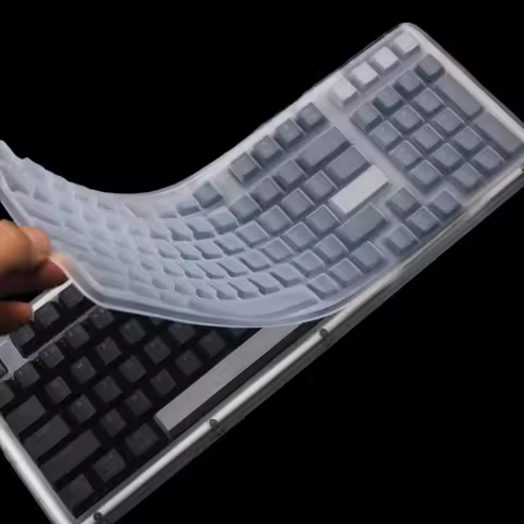 Dustproof Silicone keyboard Cover Skin Protector Film For Logitech Alto Keys K98M K98S Wireless Blue