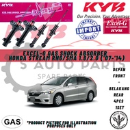 HONDA STREAM RN6/SMA 1.8/2.0 ('07-'14) (FRONT / REAR) 100% KAYABA KYB EXCEL-G GAS SHOCK ABSORBER