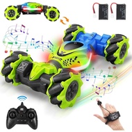 Gesture RC Car, 2.4GHz 4WD Gesture Sensing RC Stunt Car Toys for 6-12 Years Old Boys Girls, Hand Con