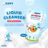 FIFFY BABY LIQUID CLEANSER REFILL PACK NO FLAVOUR 600ML PENCUCI CECAIR (2546)