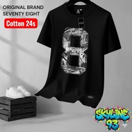 SEVENTY Original T-shirtEIGHT for Men and Women Cotton 24s random/ 4 Seventy eight T-shirt/ 78 T-shi