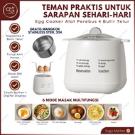 Multifunctional Egg Steamer 6 Modes 4 Egg Boiler Egg Boiler With Stainless Steel Container Multifunc