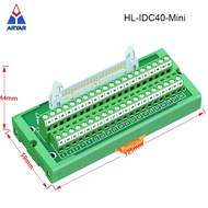 IDC40 Male Turn Terminal Block Board IDC 40 Connector DIN Rail Mounting Adapter