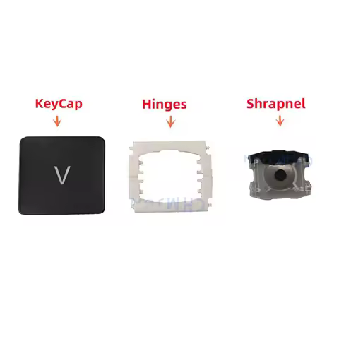 A1534(2017)A1706 A1707 A1708 Replacement Individual V KeyCap Hinges and Shrapnel Applicable for MacB