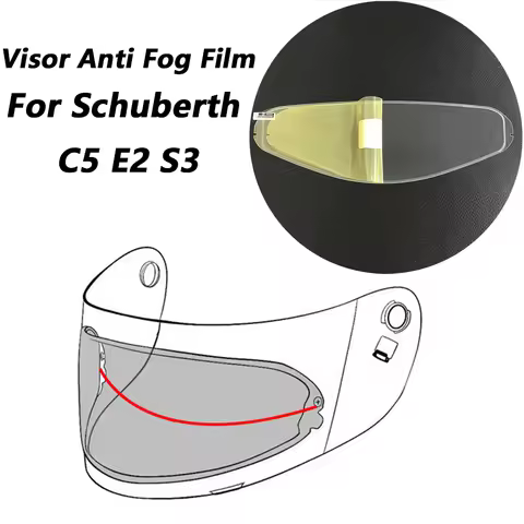 Motorcycle Helmet Visor Film Anti Fog Film Patch For Schuberth C5 E2 S3