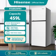 Hisense Kulkas 2 Pintu lemari es Refrigerator RT548N4IWWU Inverter