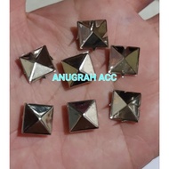 12mm pyramid button accessories, 12 pcs