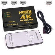 HDMI Switch HDMI Splitter 3in1out 4K/1080p HDMI Switch HDMI Splitter with remote control