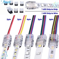 PANSIE LED Strips Connector LED Strip to Wire 2pin 3pin 4pin 5pin 6pin Light Wire Connection